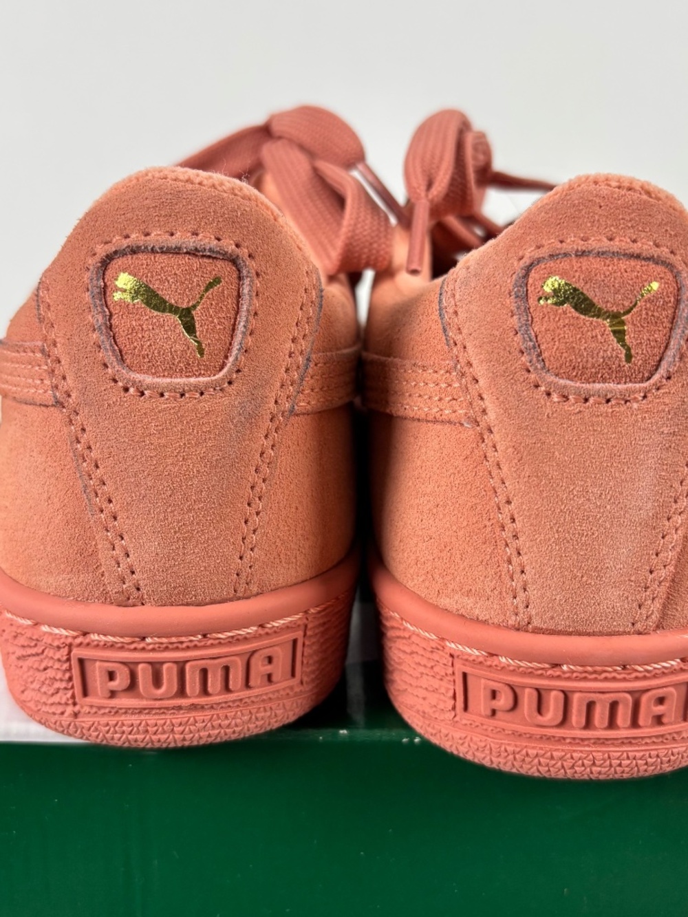Puma, Suede, Skate/Court, Sneakers, Pale Pink/Samon Women's Size 8.5- 39 UK - Picture 7 of 12